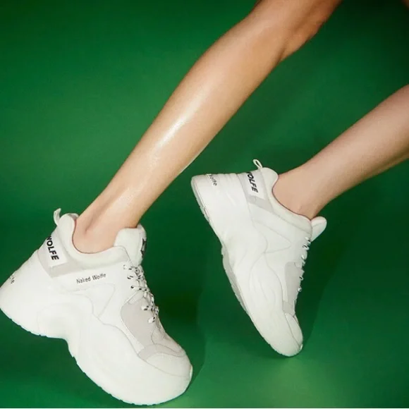 【naked wolfe】★日本未入荷★TRACK White NIKE】日本未入荷☆naked wolfe☆Track Logo 4 colors (Naked